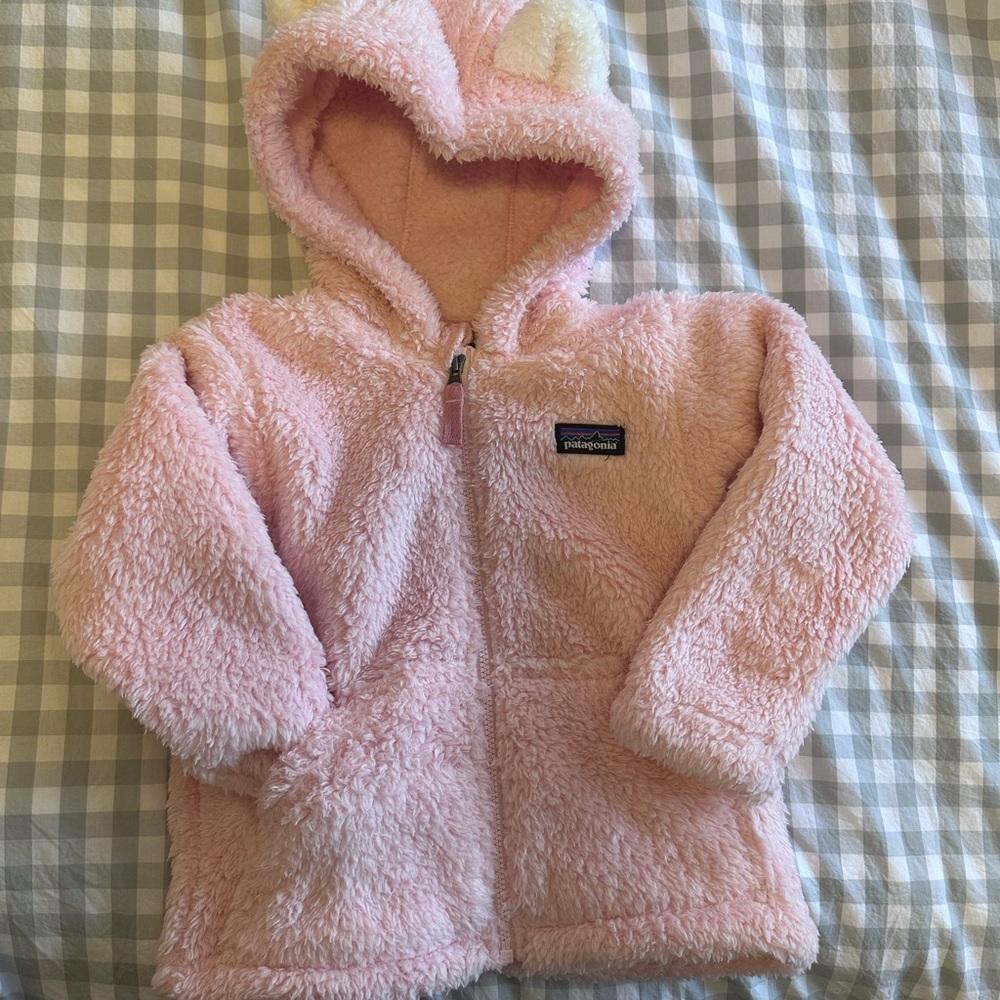 Patagonia Light Pink Fleece Jacket